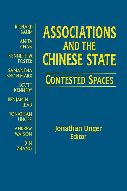 Produktbild: Associations and the Chinese State: Contested Spaces