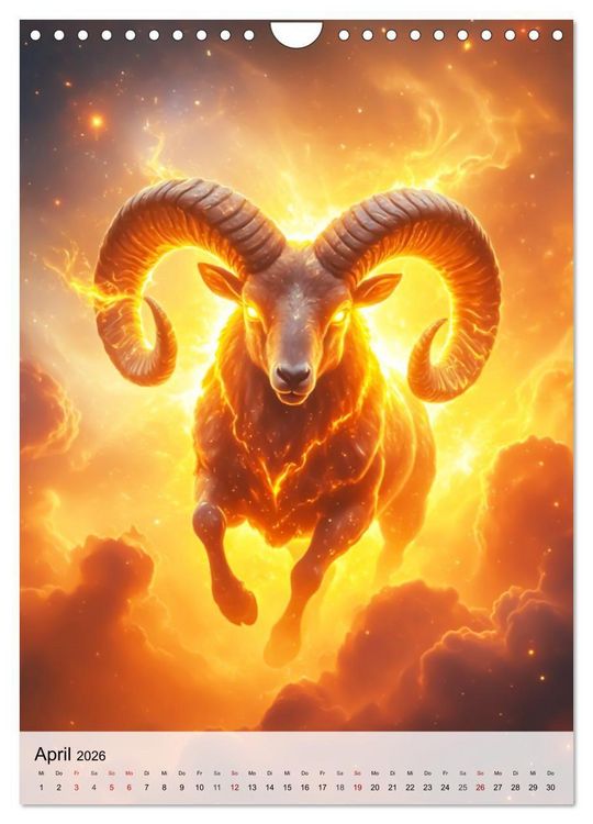 Produktbild: Der Mythos der Sternenzeichen - Sternenwesen des Zodiaks (Wandkalender 2026 DIN A4 hoch), CALVENDO Monatskalender