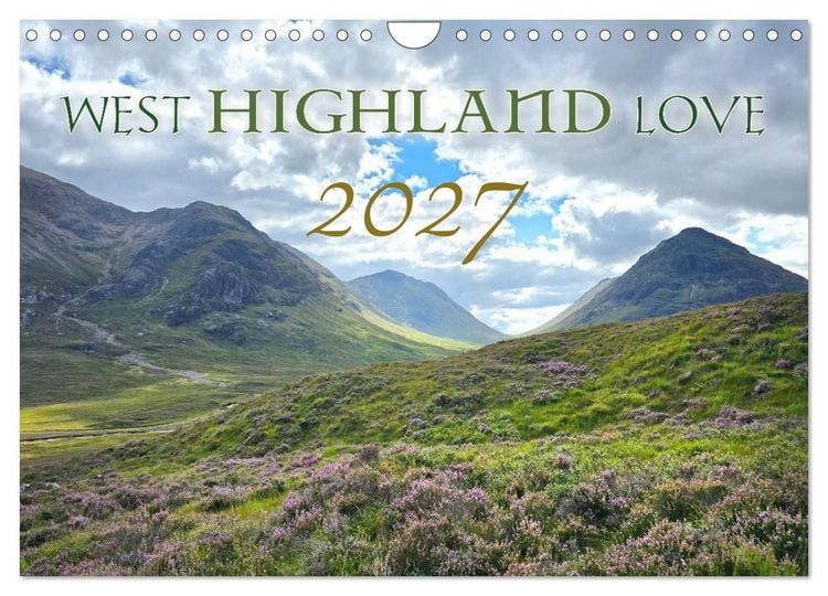 Produktbild: West Highland Love Kalender (Wandkalender 2027 DIN A4 quer), CALVENDO Monatskalender