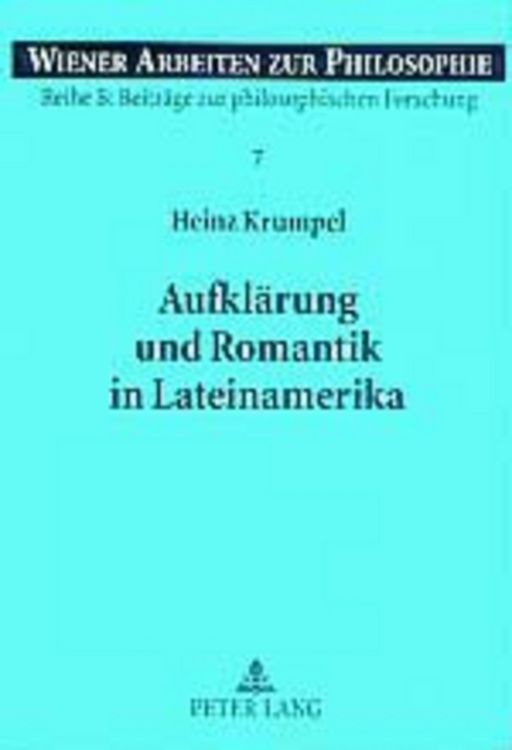 Produktbild: Aufkl&auml;rung und Romantik in Lateinamerika