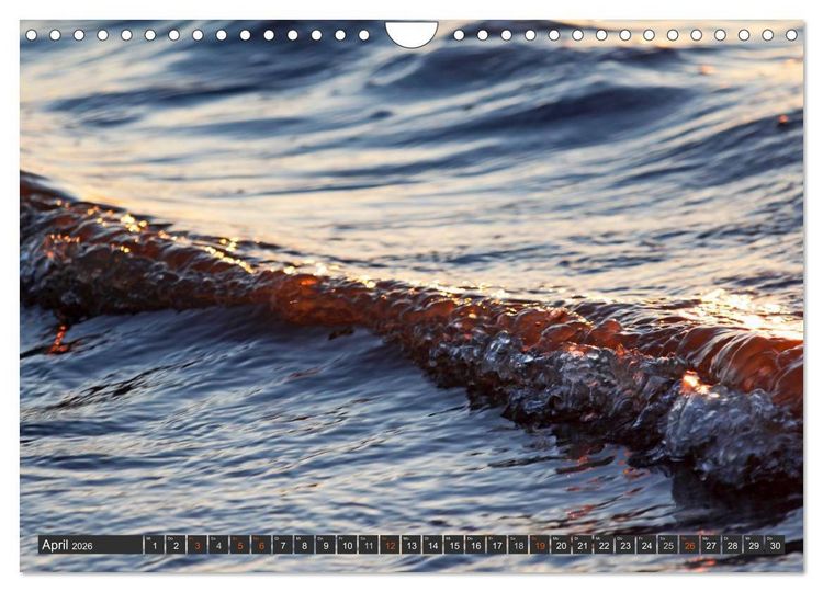 Produktbild: F&ouml;hr und Amrum - Spazierg&auml;nge am Meer (Wandkalender 2026 DIN A4 quer), CALVENDO Monatskalender