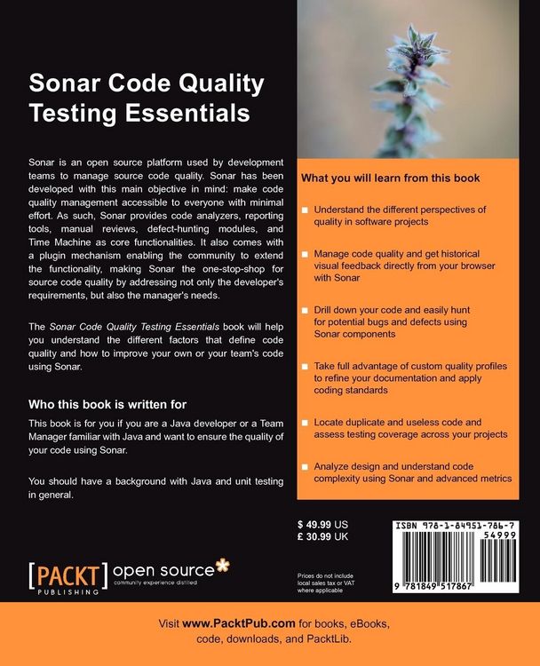 Produktbild: Sonar Code Quality Testing Essentials