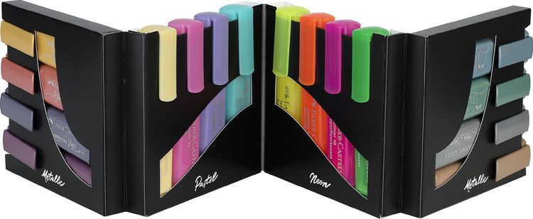 Produktbild: Faber-Castell Textmarker TL 46 16er Tisch-Set