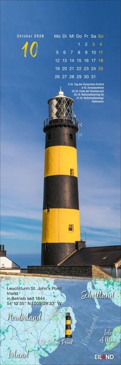 Produktbild: LilleEiland Lesezeichen & Kalender 2026