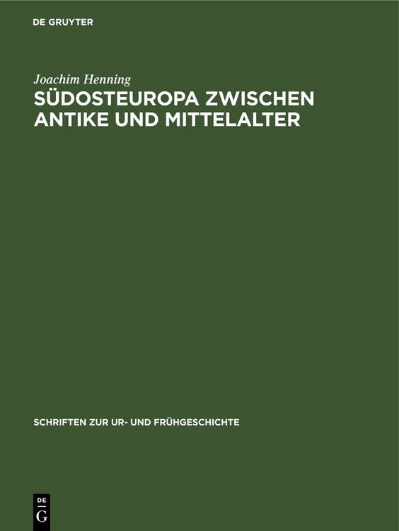 Produktbild: S&uuml;dosteuropa zwischen Antike und Mittelalter