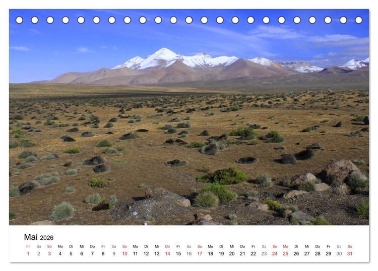 Produktbild: Highlights einer Weltreise (Tischkalender 2026 DIN A5 quer), CALVENDO Monatskalender