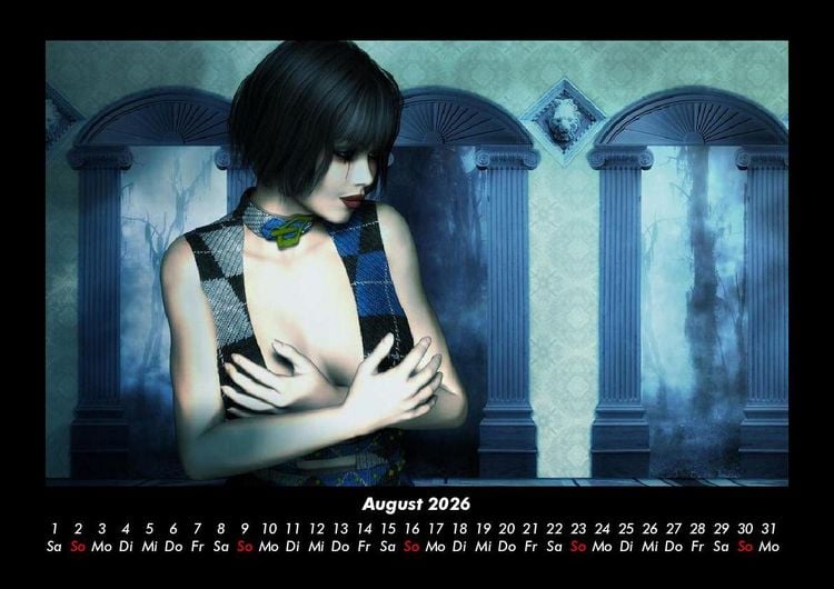 Produktbild: Mit Fantasy durch's Jahr 2026 Fotokalender DIN A3