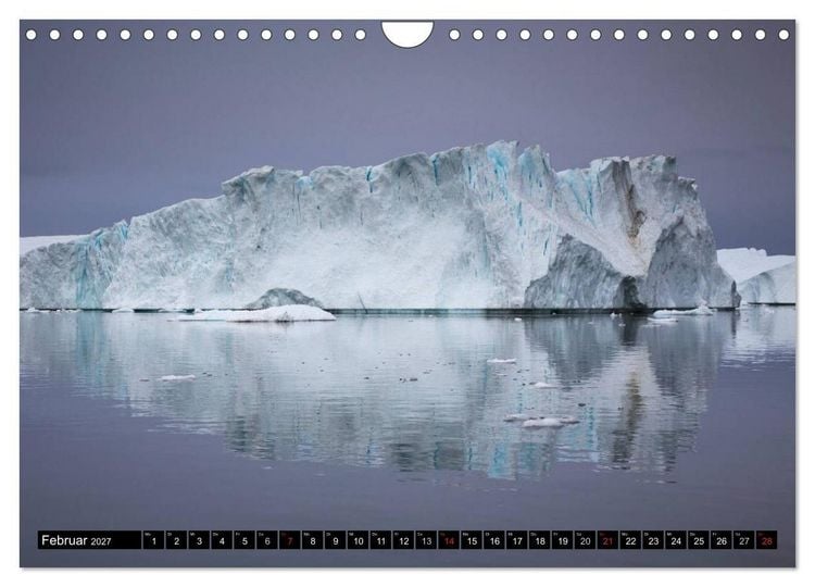 Produktbild: Ilulissat Eisfjord, Gr&ouml;nland. EIS - FORM UND LICHT (Wandkalender 2027 DIN A4 quer), CALVENDO Monatskalender