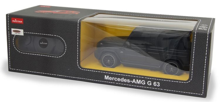 Produktbild: Jamara Mercedes-Benz AMG G63 1:24 matt schwarz 27MHz