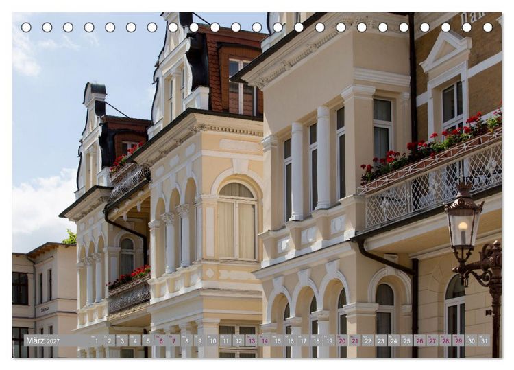 Produktbild: Usedom - Perle an der Ostsee (Tischkalender 2027 DIN A5 quer), CALVENDO Monatskalender