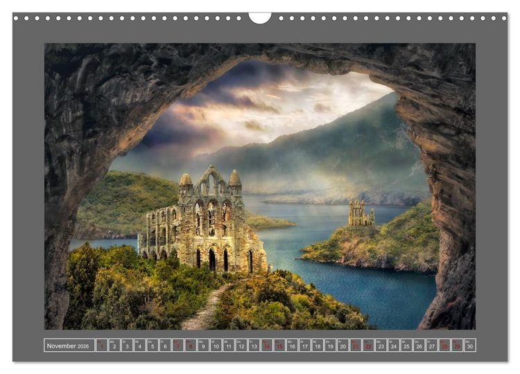 Produktbild: Uraltes Land (Wandkalender 2026 DIN A3 quer), CALVENDO Monatskalender