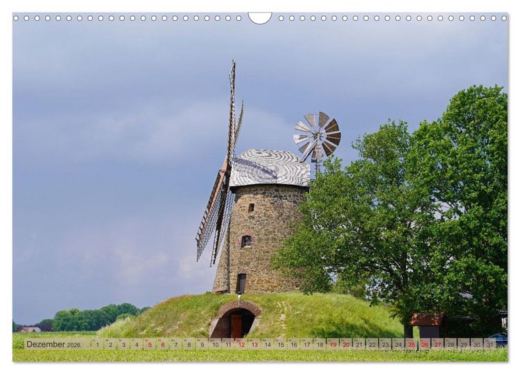 Produktbild: Faszination Wall-Holl&auml;nder Greftm&uuml;hle in Nordhemmern (Wandkalender 2026 DIN A3 quer), CALVENDO Monatskalender