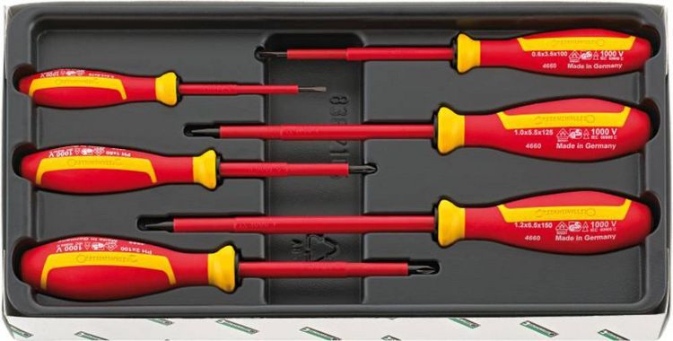 Produktbild: Stahlwille 4695 VDE VDE SCHRAUBENDREHERSATZ Schraubendreher-Set
