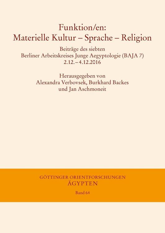 Produktbild: Funktion/en: Materielle Kultur - Sprache - Religion