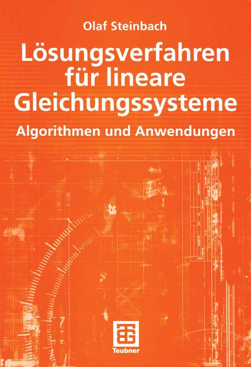 Bild vom Artikel Lösungsverfahren für lineare Gleichungssysteme vom Autor Olaf Steinbach