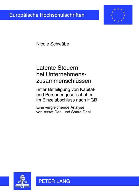 Produktbild: Latente Steuern bei Unternehmenszusammenschl&uuml;ssen