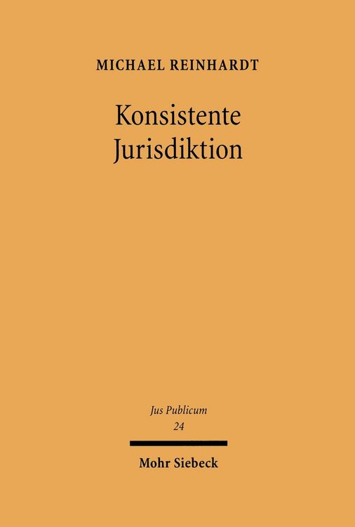 Produktbild: Konsistente Jurisdiktion
