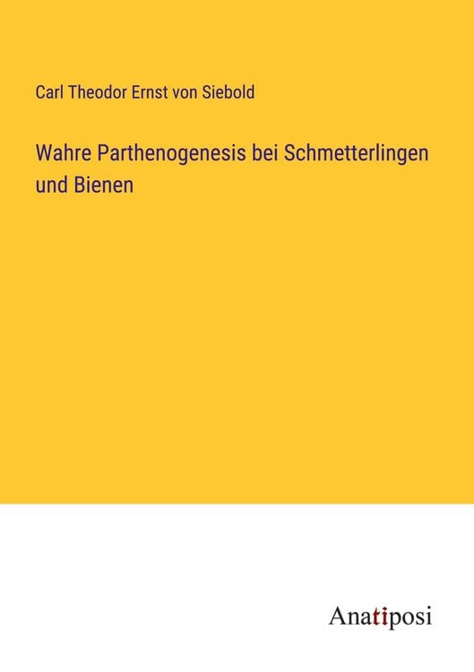 Produktbild: Wahre Parthenogenesis bei Schmetterlingen und Bienen