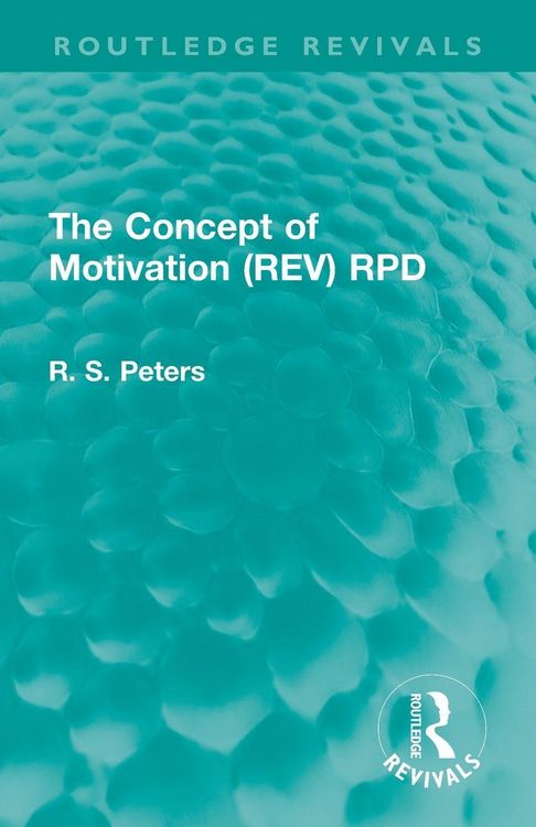 Produktbild: The Concept of Motivation (REV) RPD