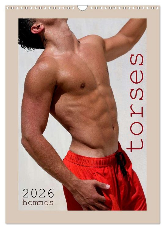 Produktbild: Torses - Hommes (Calendrier mural 2026 DIN A3 horizontal), CALVENDO calendrier mensuel