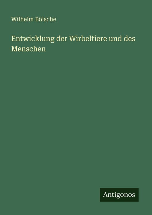 Produktbild: Entwicklung der Wirbeltiere und des Menschen