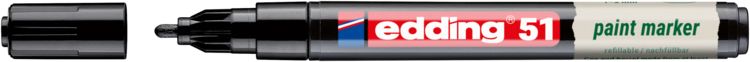 Produktbild: Edding 51 EcoLine 4-51-001 Lackmarker Schwarz 1 mm, 2mm