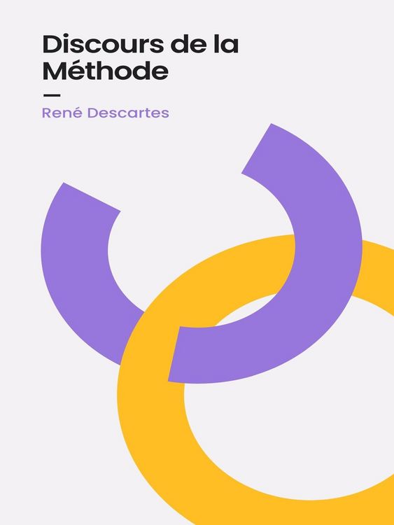 Produktbild: Discours de la M&eacute;thode
