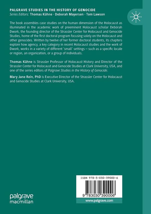 Produktbild: Agency and the Holocaust