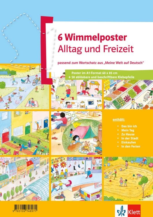 Produktbild: Wimmelposter Alltag und Freizeit