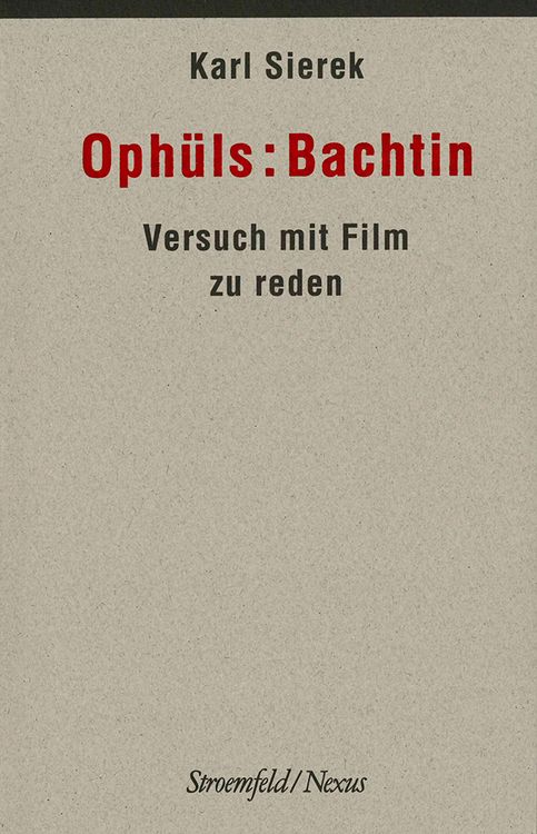 Produktbild: Oph&uuml;ls: Bachtin