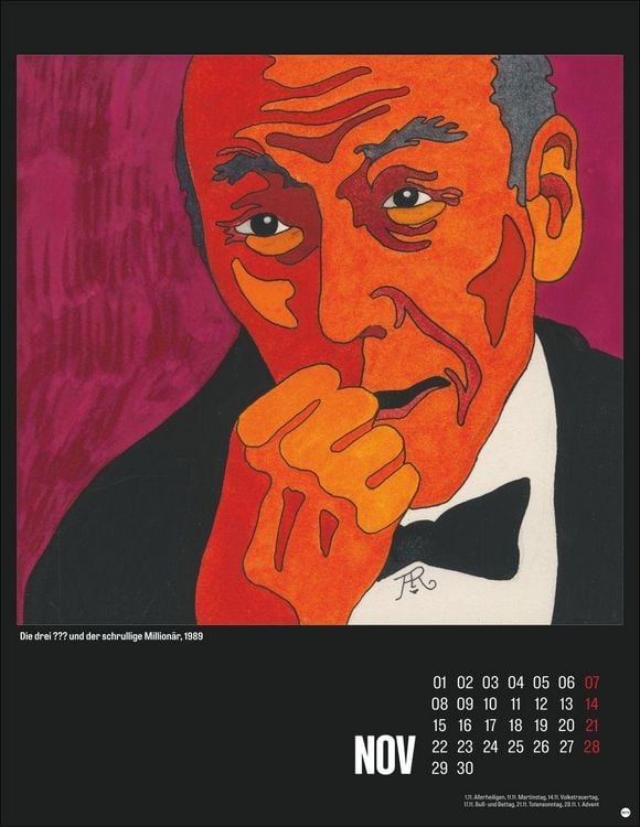 Produktbild: Die drei ??? Posterkalender 2027