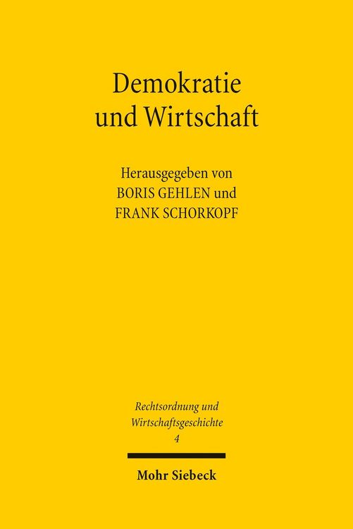 Produktbild: Demokratie und Wirtschaft