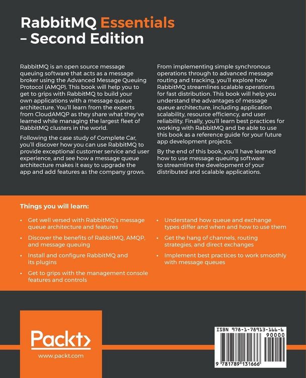 Produktbild: RabbitMQ Essentials - Second Edition