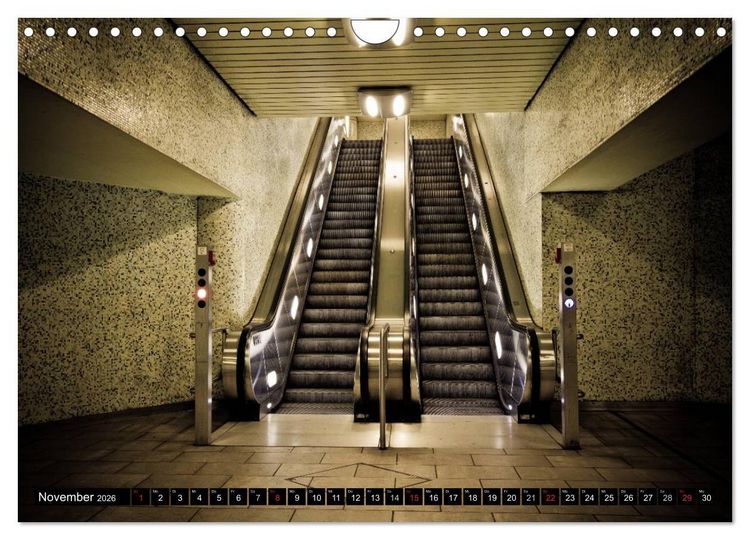 Produktbild: U-Bahn-Stationen Hannover (Wandkalender 2026 DIN A4 quer), CALVENDO Monatskalender