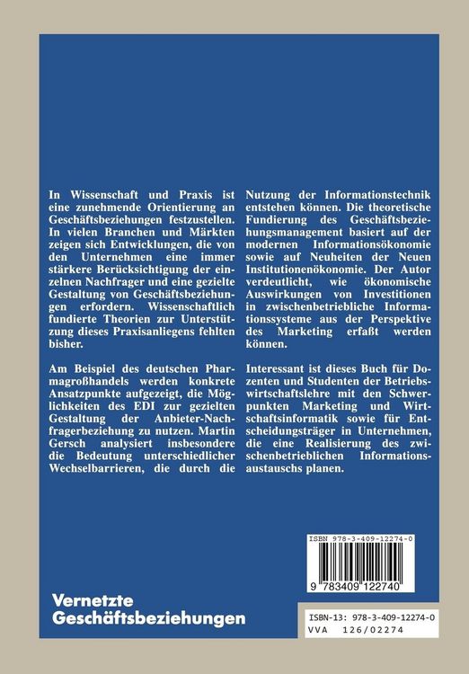 Produktbild: Vernetzte Gesch&auml;ftsbeziehungen
