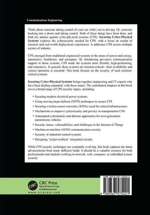 Produktbild: Securing Cyber-Physical Systems
