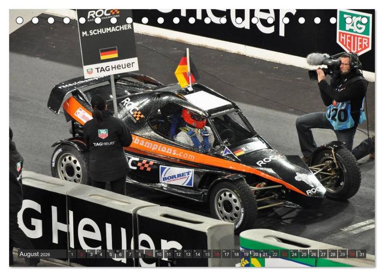 Produktbild: Motorsport - Impressionen (Tischkalender 2026 DIN A5 quer), CALVENDO Monatskalender