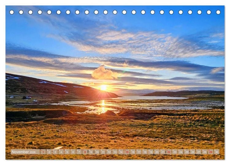 Produktbild: Vom S&uuml;dkap zum Nordkap (Tischkalender 2026 DIN A5 quer), CALVENDO Monatskalender