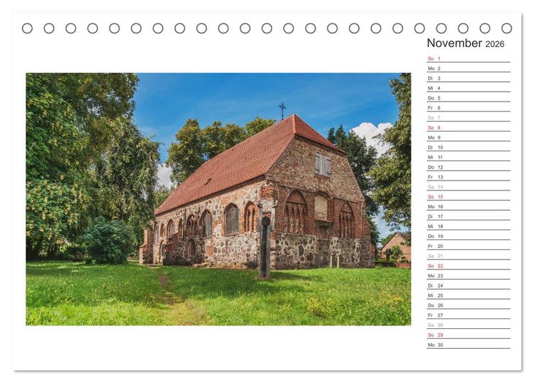 Produktbild: Zeit f&uuml;r Erholung - Insel Usedom / Geburtstagskalender (Tischkalender 2026 DIN A5 quer), CALVENDO Monatskalender