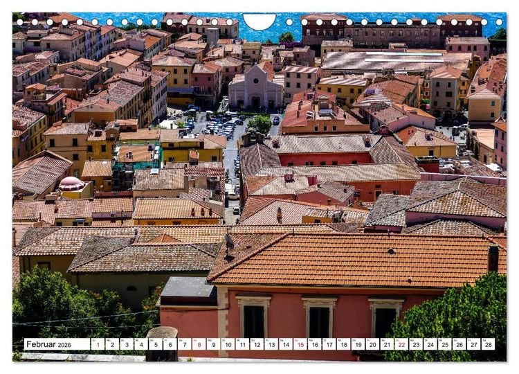 Produktbild: Impressionen aus Portoferrario - Elba (Wandkalender 2026 DIN A4 quer), CALVENDO Monatskalender