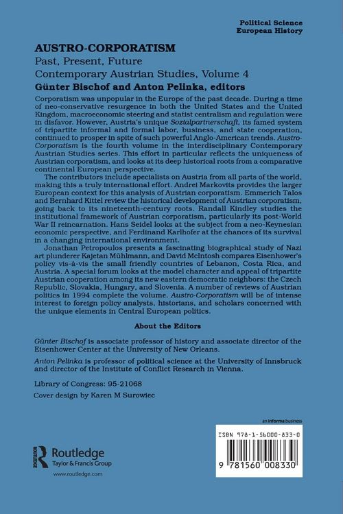 Produktbild: Austro-corporatism