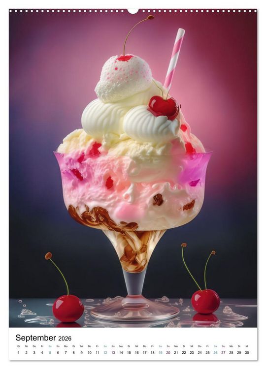 Produktbild: Eis zum dahinschmelzen (hochwertiger Premium Wandkalender 2026 DIN A2 hoch), Kunstdruck in Hochglanz