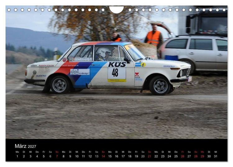 Produktbild: Asphalt und Schotter Rallye (Wandkalender 2027 DIN A4 quer), CALVENDO Monatskalender