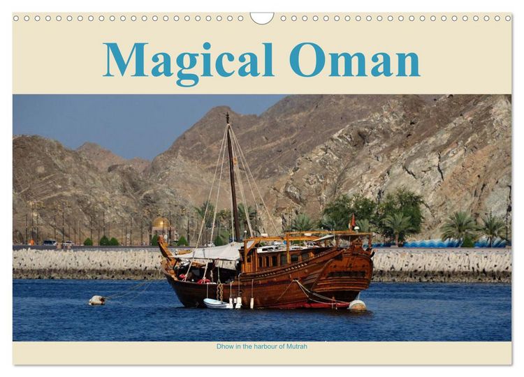 Produktbild: Magical Oman UK Version (Wall Calendar 2026 DIN A3 landscape), CALVENDO 12 Month Wall Calendar