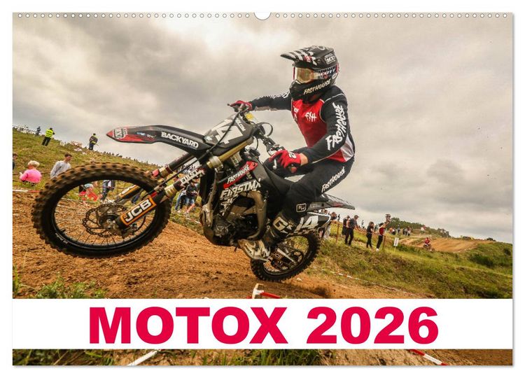 Produktbild: MOTOX 2026 (Wandkalender 2026 DIN A2 quer), CALVENDO Monatskalender