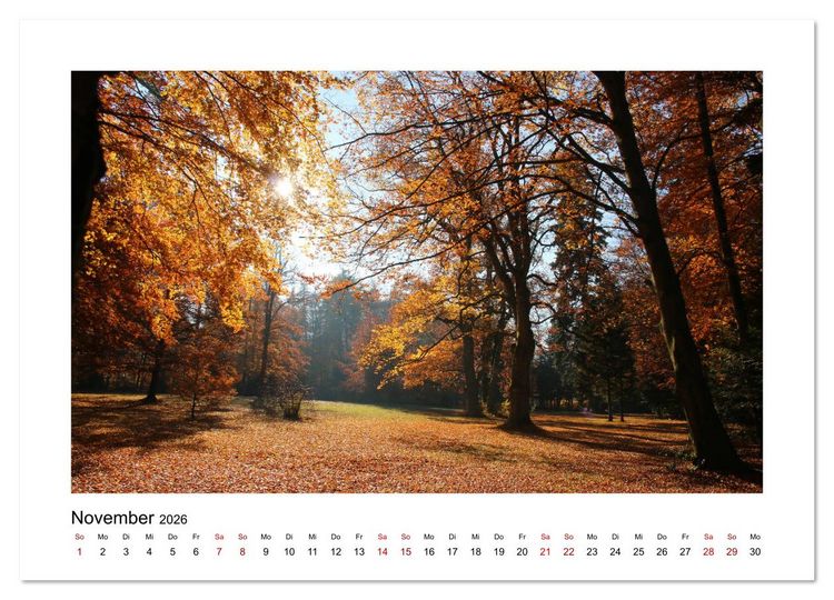 Produktbild: Zauberhafte Landschaften im Odenwald (Wandkalender 2026 DIN A3 quer), CALVENDO Monatskalender