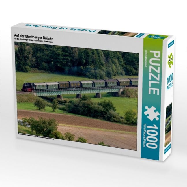 Produktbild: CALVENDO Puzzle Auf der Streitberger Br&uuml;cke | 1000 Teile Lege-Gr&ouml;&szlig;e 64x48cm Foto-Puzzle f&uuml;r gl&uuml;ckliche Stunden