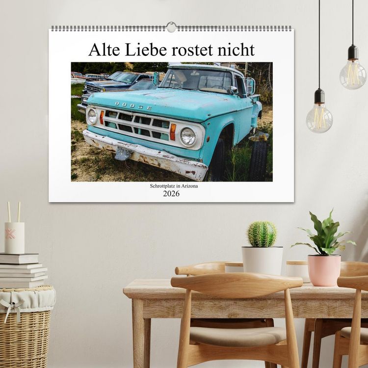 Produktbild: Alte Liebe rostet nicht - Schrottplatz in Arizona (Wandkalender 2026 DIN A2 quer), CALVENDO Monatskalender