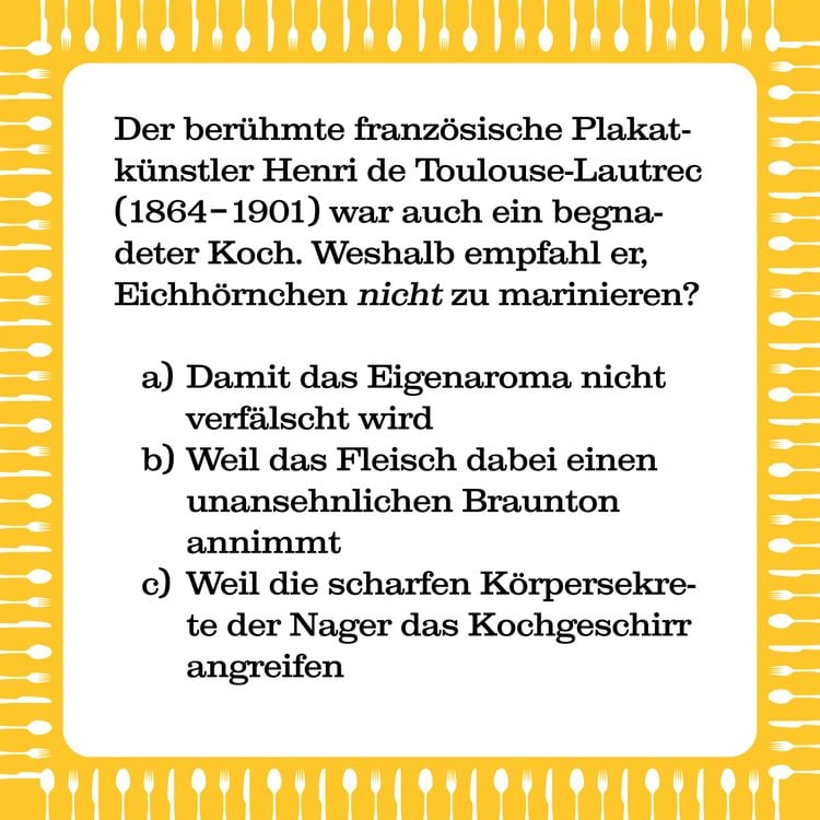 Produktbild: Das Essen & Trinken Quiz