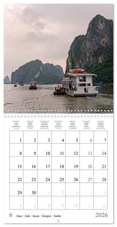 Produktbild: Colours of Vietnam (Wall Calendar 2026 12 &times; 12 Inch) CALVENDO 12 Month Wall Calendar